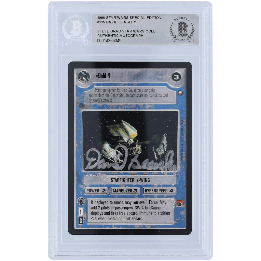 David Beasley Autographed 1998 Star Wars CCG Special Edition #115 Card: $89.99