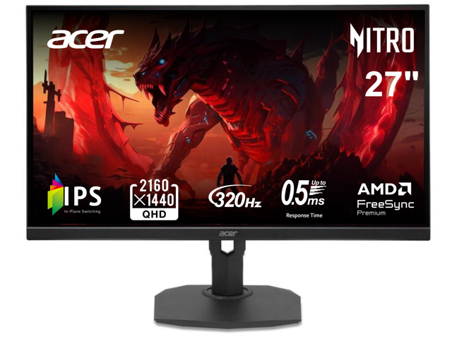 Acer Nitro XF273U 27" 1440p HDR IPS FreeSync Monitor: $299.99 Acer Nitro XF273U 27" 1440p HDR IPS FreeSync Monitor: $299.99
