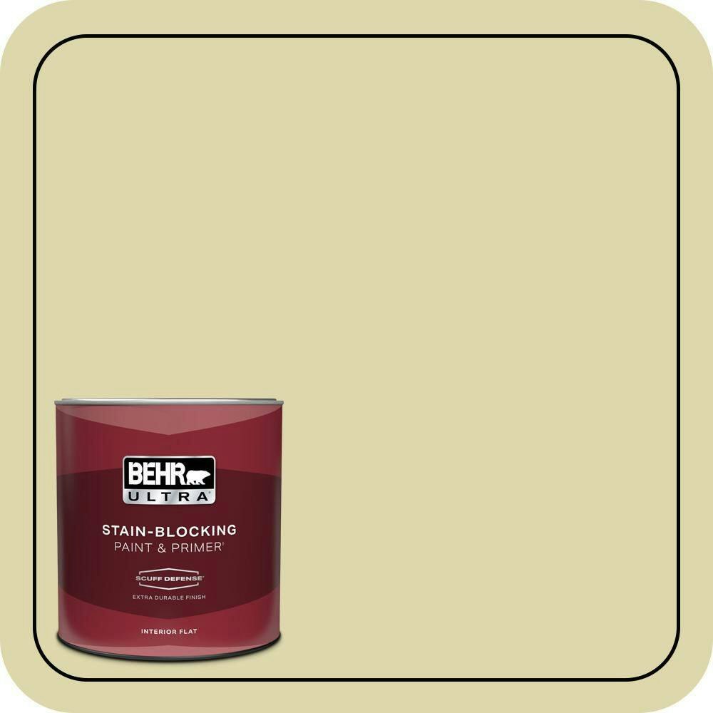 Behr Premium Plus 1-Quart Primitive Green Flat Interior Paint & Primer: $21.98 Behr Premium Plus 1-Quart Primitive Green Flat Interior Paint & Primer: $21.98
