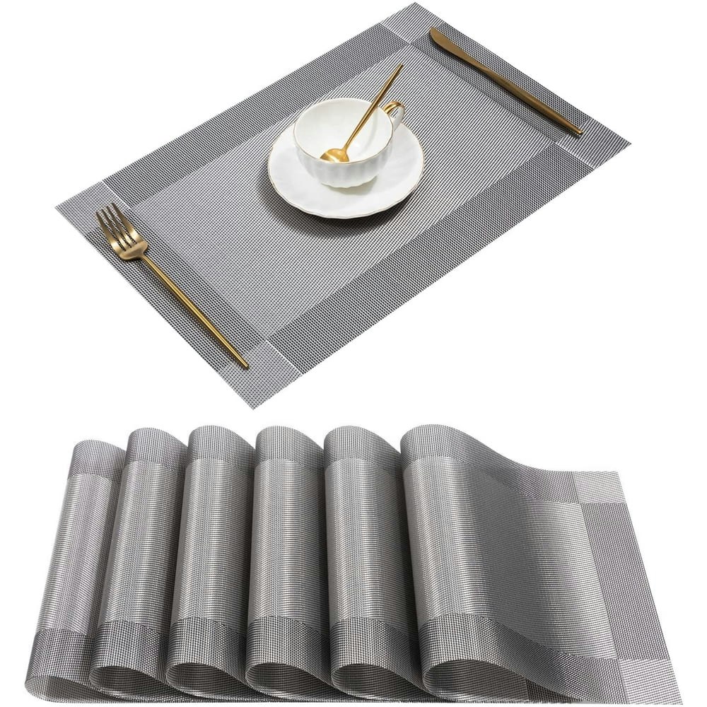 Findosom PVC Placemat 6-Pack: $11.96