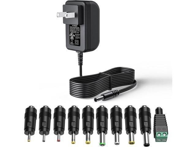 24V 1A AC to DC Power Adapter with 10 Connectors: $29.19