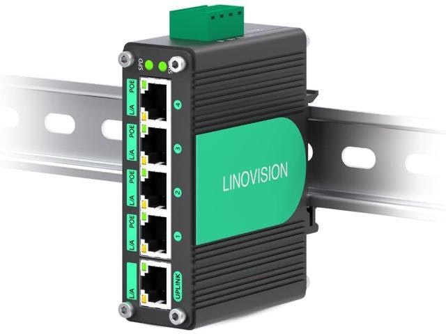 Linovision 5-Port Gigabit Solar Industrial PoE Switch: $170.88 Linovision 5-Port Gigabit Solar Industrial PoE Switch: $170.88