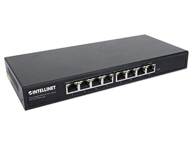 Intellinet 8-Port Gigabit PoE+ Passthrough Switch: $112.99