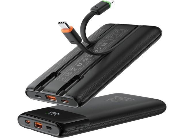 Veger 10,000mAh Portable Charger with Built-in Cables: $56.98 Veger 10,000mAh Portable Charger with Built-in Cables: $56.98
