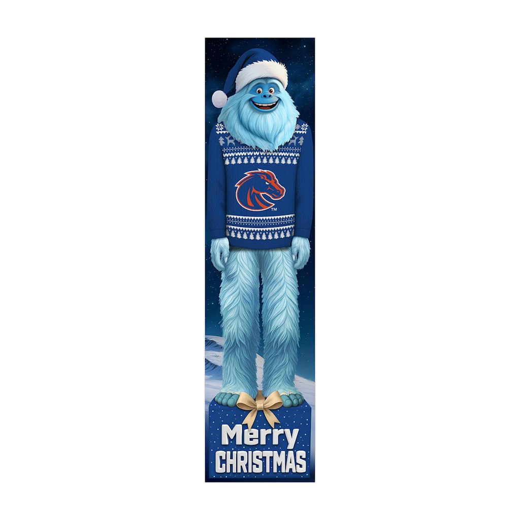 Boise State Broncos 48-inch Yeti Christmas Leaner: $59.99