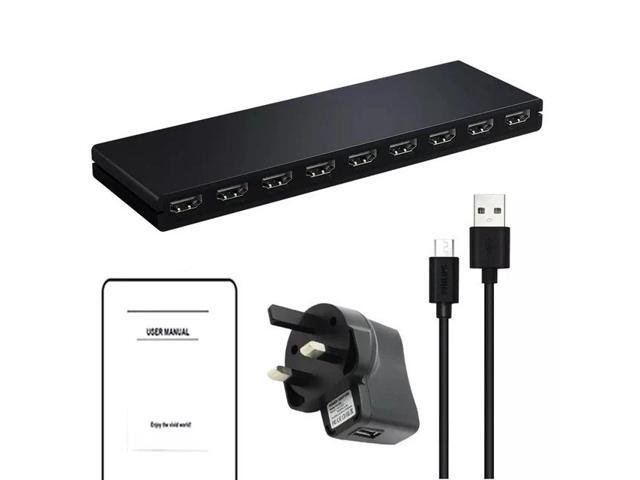 1-in-8-out 4K 30Hz HDMI Splitter: $88.90