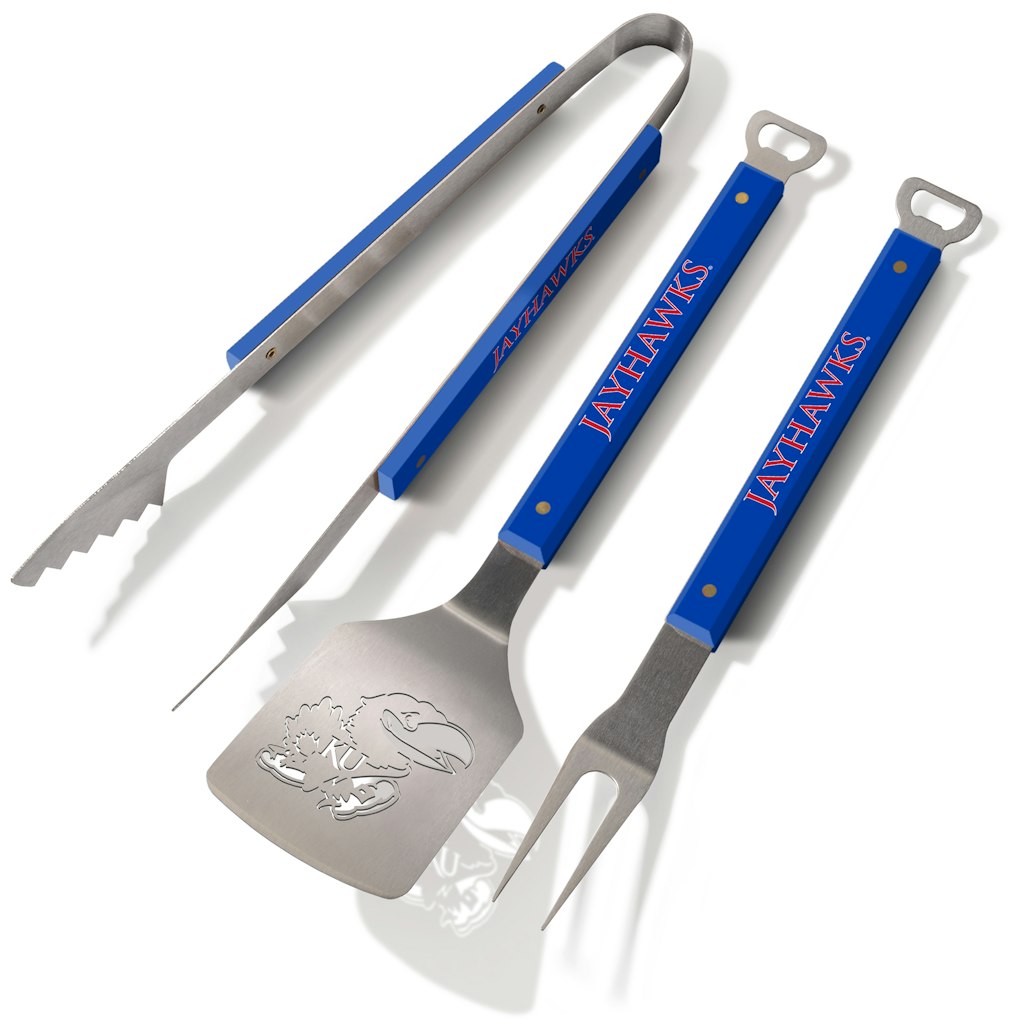 Kansas Jayhawks 3-Piece BBQ Set: $54.99
