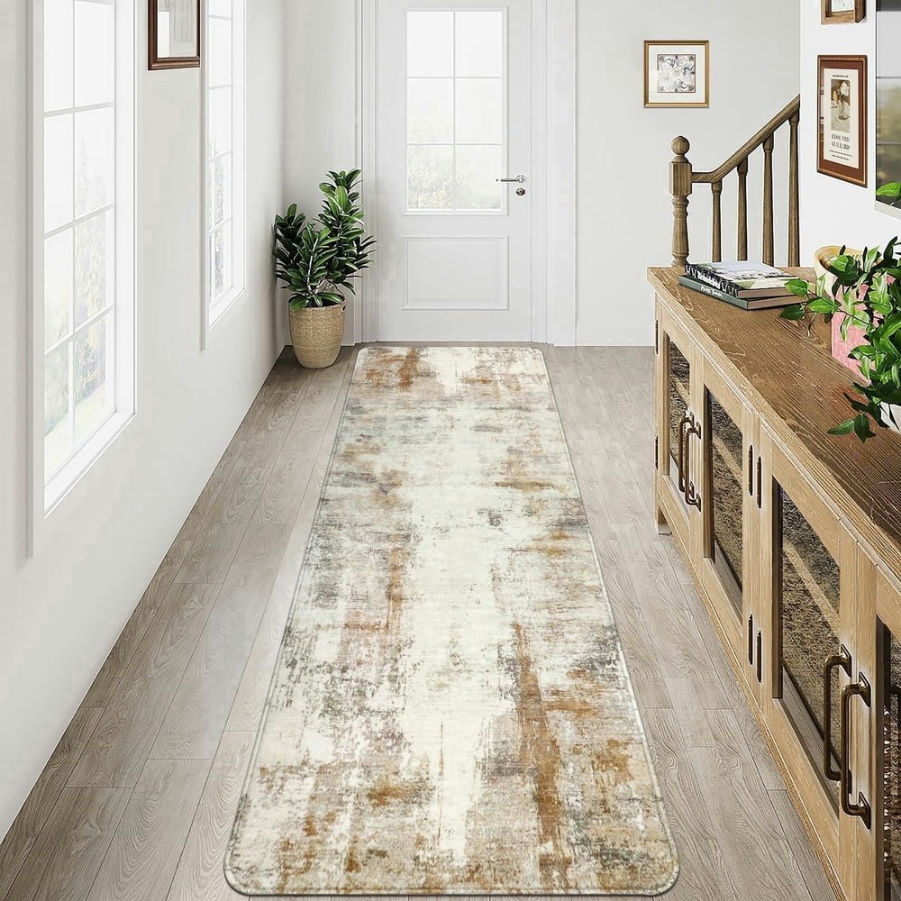 Aonewoe 2x6-Foot Washable Runner Rug: $18.63