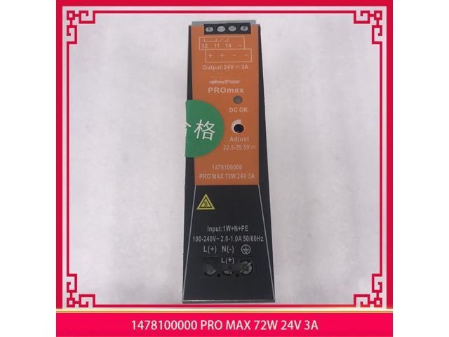 Weidmüller 72W 24V 3A Switching Power Supply: $163.02 Weidmüller 72W 24V 3A Switching Power Supply: $163.02