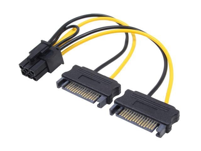StarTech 6-inch SATA to 6-Pin PCI Express Power Adapter Cable: $17.99 StarTech 6-inch SATA to 6-Pin PCI Express Power Adapter Cable: $17.99
