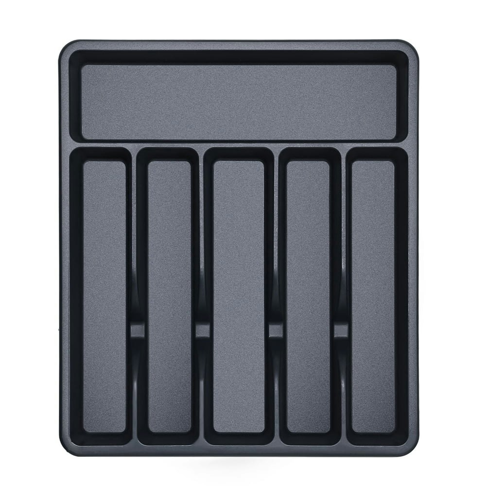 Mirdinner 6-Compartment Plastic Silverware Drawer Organizer: $12.59