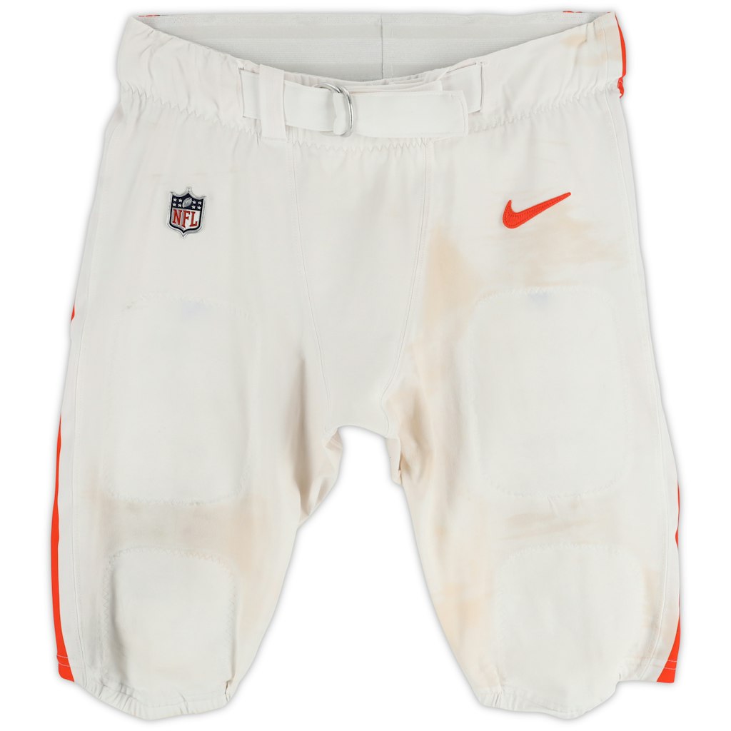 Dalvin Tomlinson Cleveland Browns Game-Used White Nike Pants: $199.99