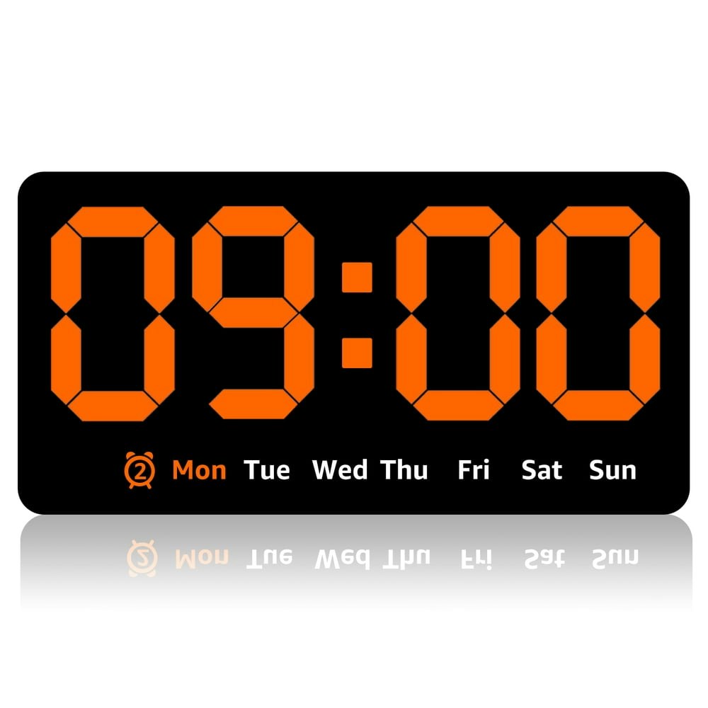 Lzvxtym 8.5-Inch LED Digital Wall Clock: $11.10