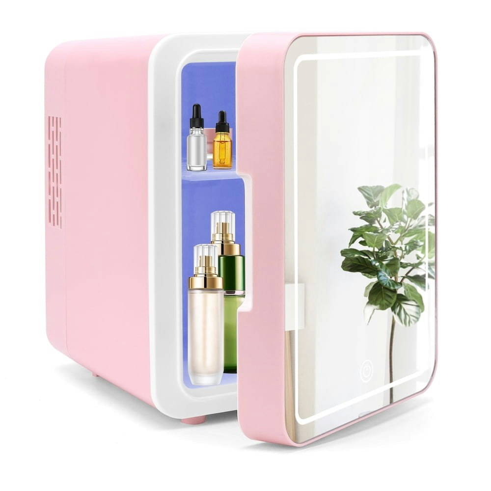 Nishcon 4L LED Lighted Beauty Fridge: $36.75