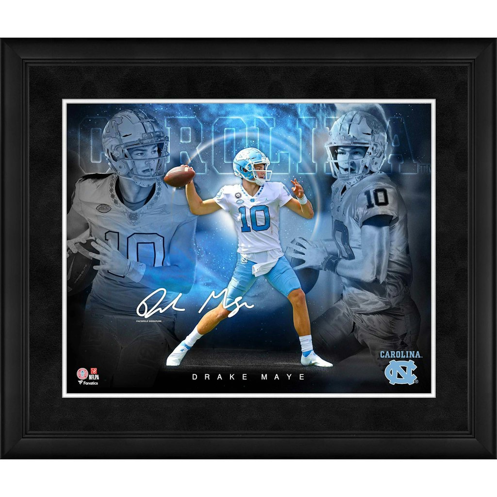Drake Maye North Carolina Tar Heels Framed 16" x 20" Collage: $89.99