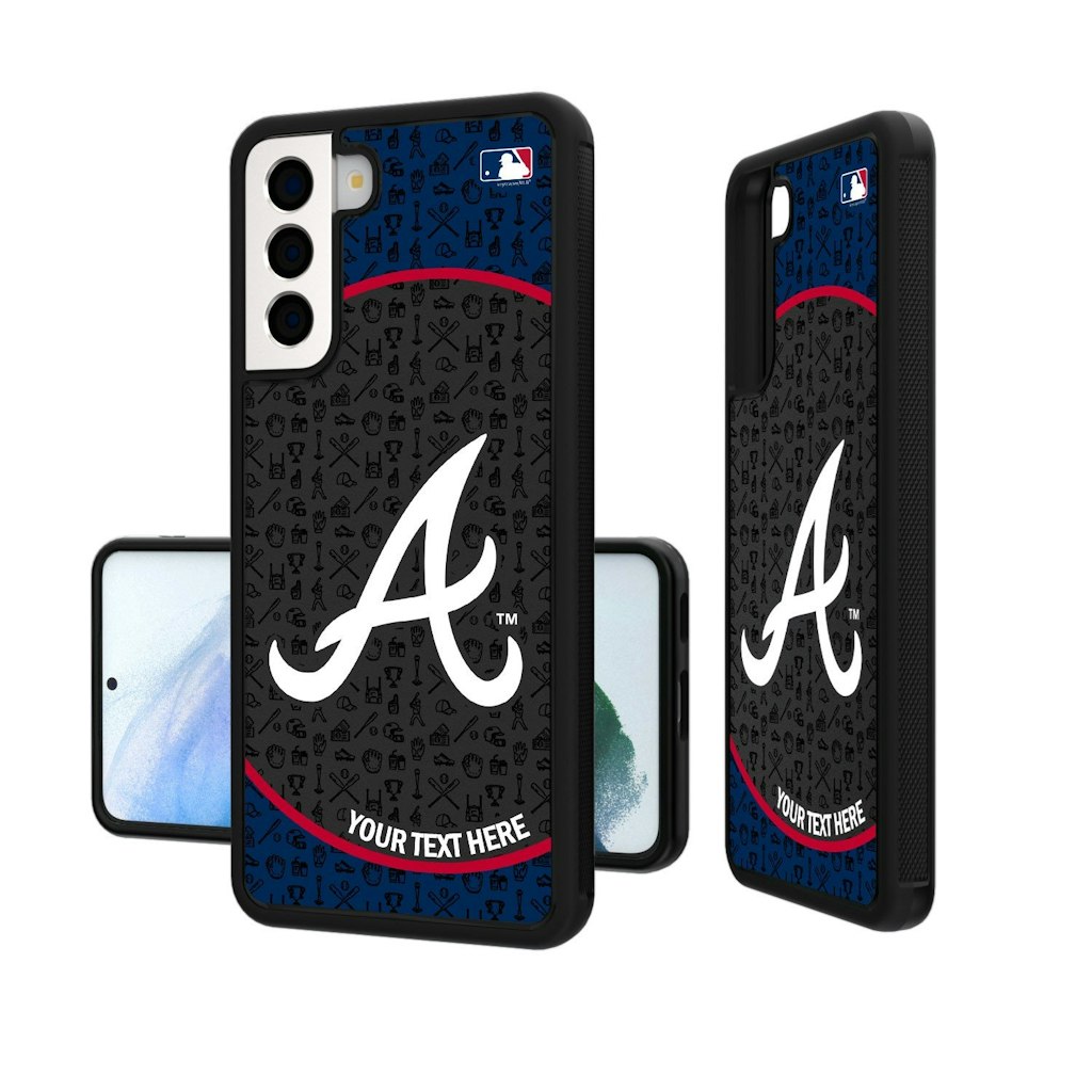 Atlanta Braves Personalized Galaxy Bump Case: $49.99