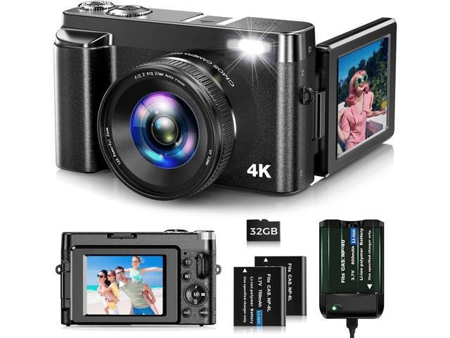 4K 48MP Vlogging Digital Camera with 32GB SD Card: $84.99 4K 48MP Vlogging Digital Camera with 32GB SD Card: $84.99