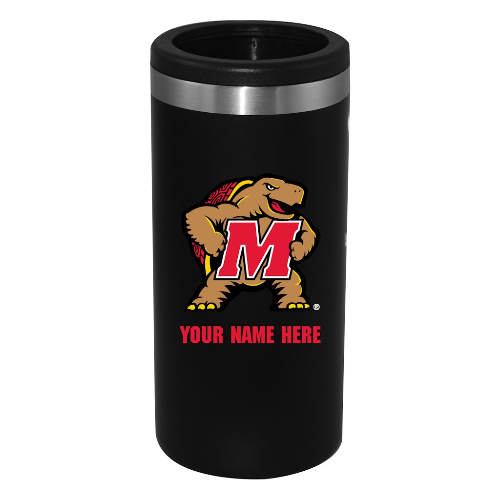 Maryland Terrapins 12-oz. Personalized Slim Can Holder: $34.99