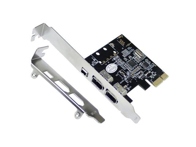 PCI-E 1X to 16X 3-Port 1394 Firewire Adapter Card: $14.99 PCI-E 1X to 16X 3-Port 1394 Firewire Adapter Card: $14.99