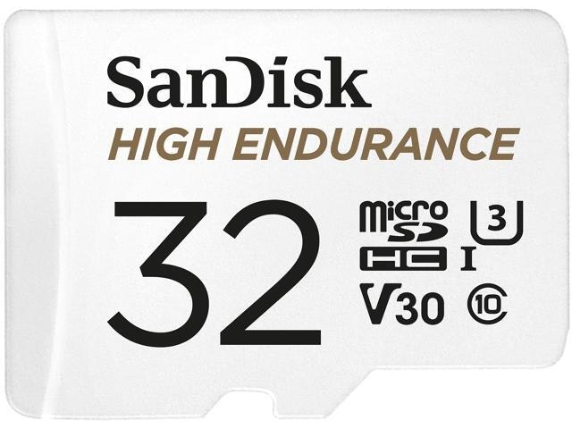 Sandisk 32GB High Endurance Video microSDHC Card with Adapter: $22.99 Sandisk 32GB High Endurance Video microSDHC Card with Adapter: $22.99