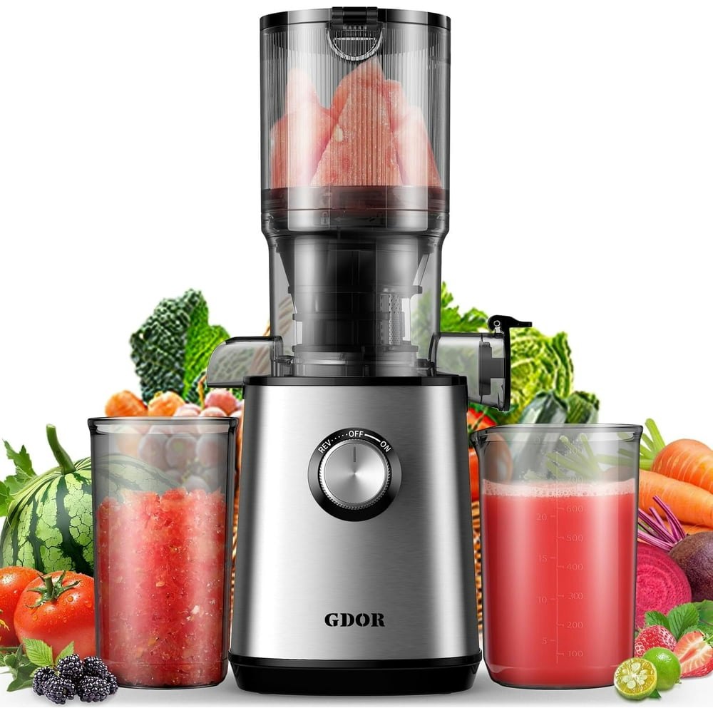 4.25-Inch Cold Press Masticating Slow Juicer: $69.99