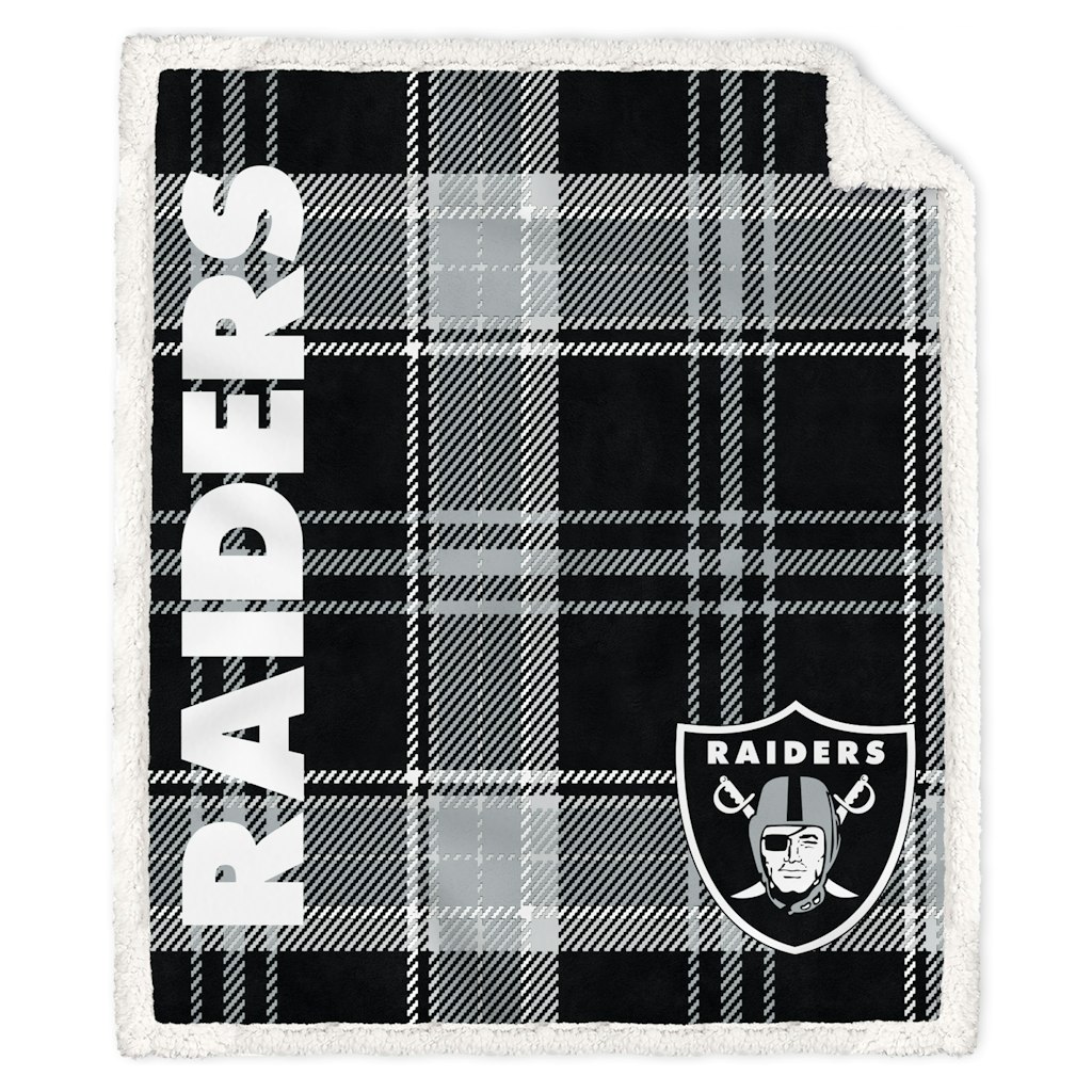 Pegasus Las Vegas Raiders 50" x 60" Sherpa Throw: $49.99