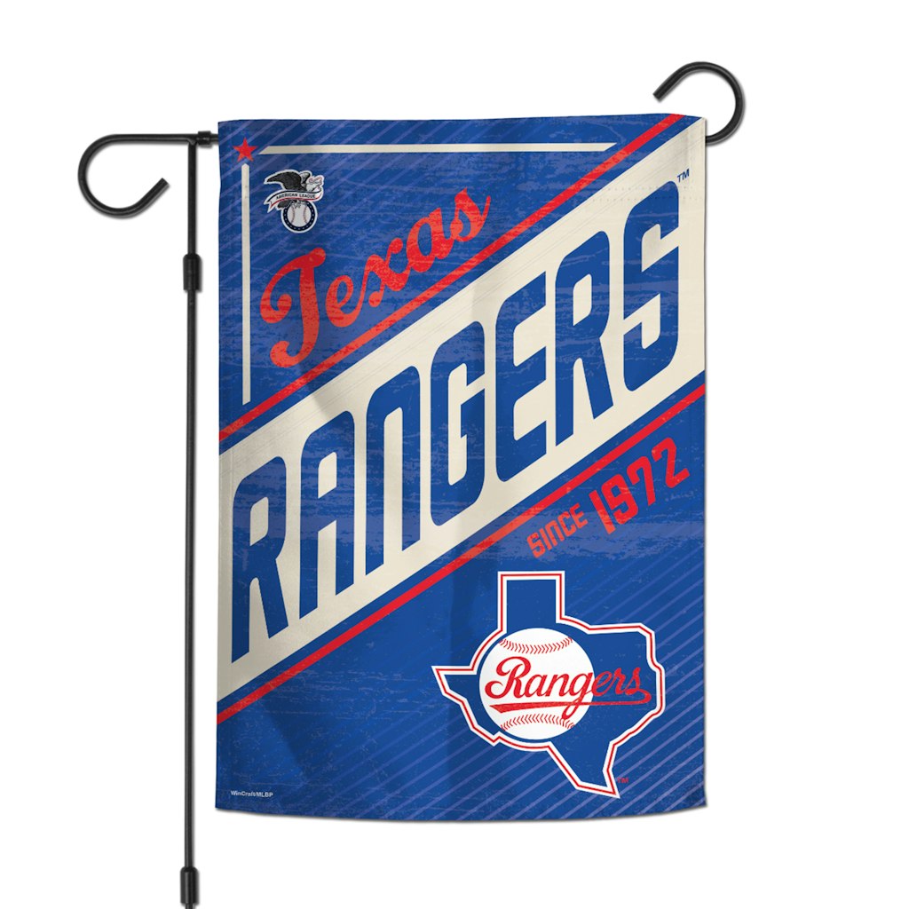 WinCraft Texas Rangers 12" x 18" Double-Sided Garden Flag: $20.99