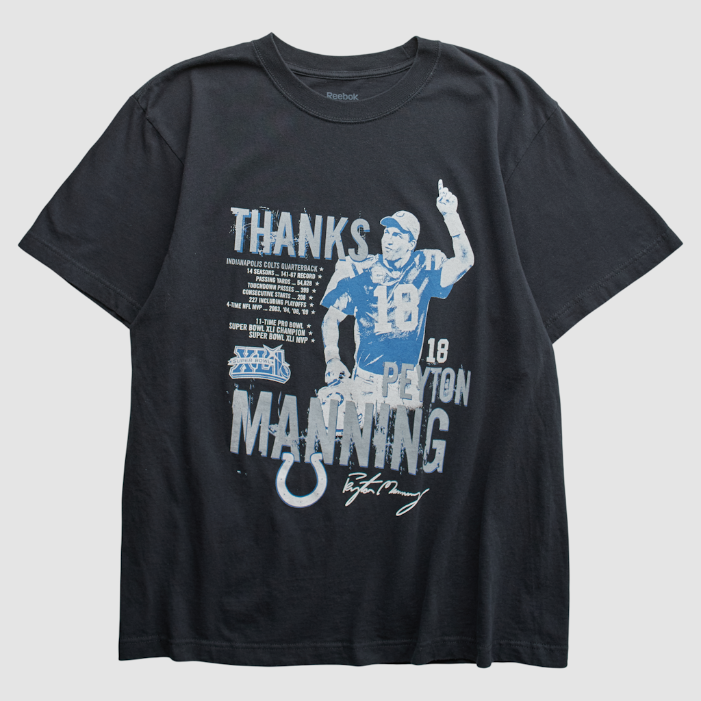 Peyton Manning Reebok 2010s T-Shirt: $39.99