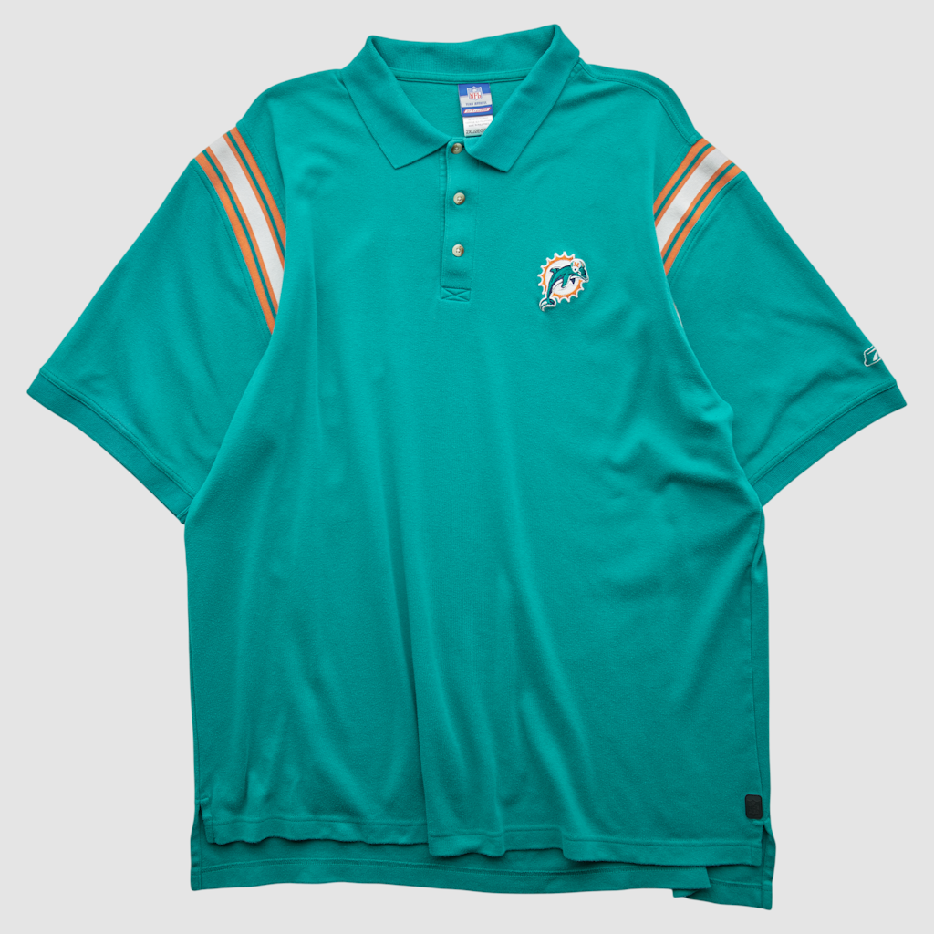 Miami Dolphins Reebok 2000s Polo Shirt: $54.99
