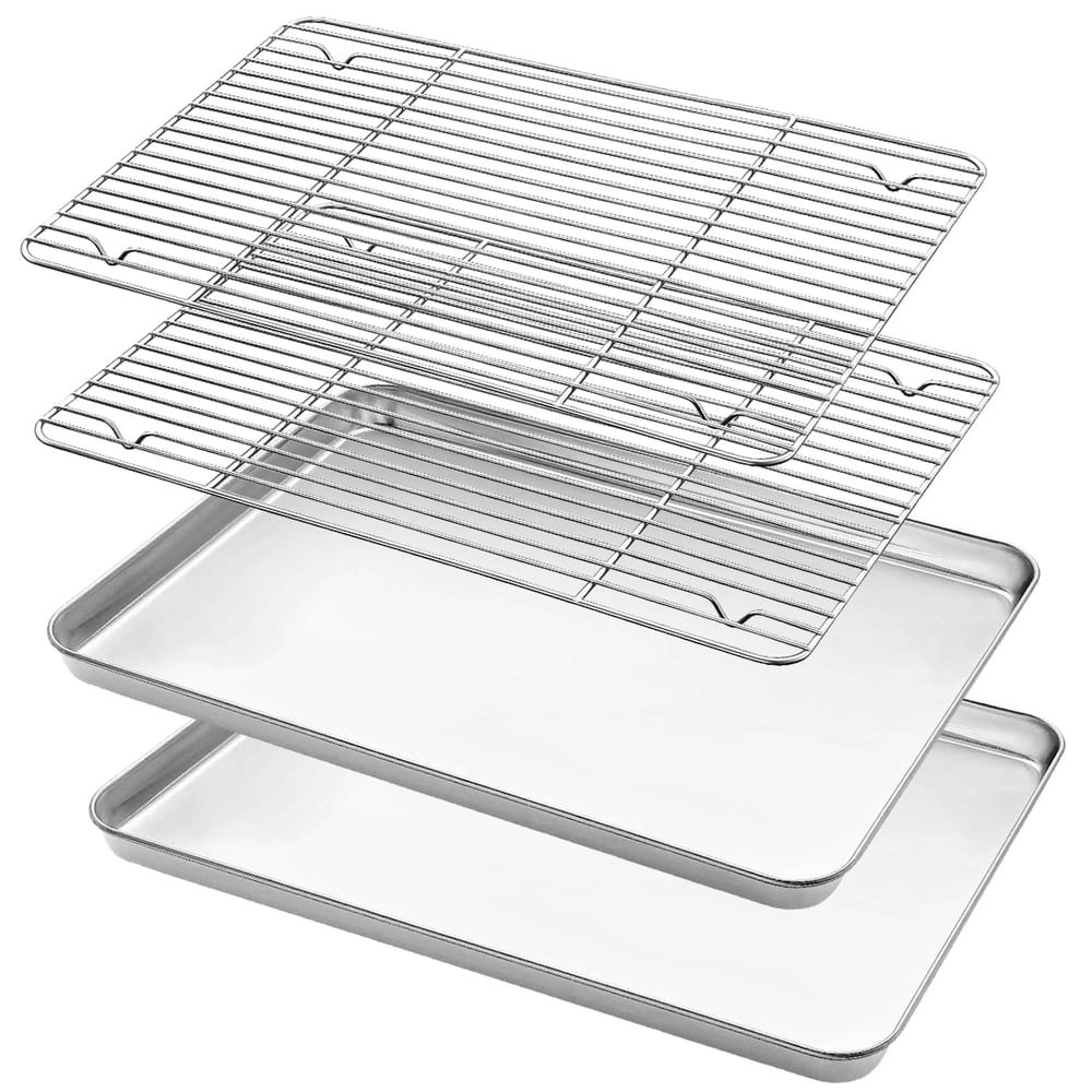 Baking Sheet with Rack Set 2-Pack: $22.19 Baking Sheet with Rack Set 2-Pack: $22.19