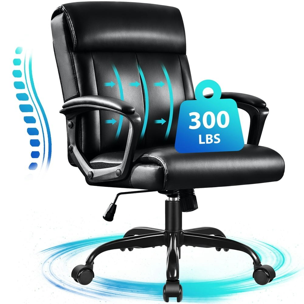 Jonpony Ergonomic Big and Tall Executive Office Chair: $55.99 Jonpony Ergonomic Big and Tall Executive Office Chair: $55.99