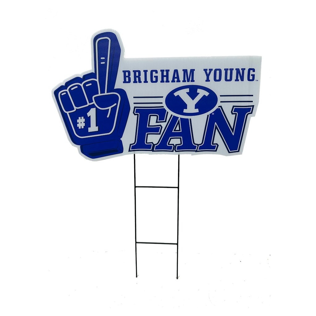 BYU Cougars 11" x 23" Fan Yard Sign: $31.99 BYU Cougars 11" x 23" Fan Yard Sign: $31.99