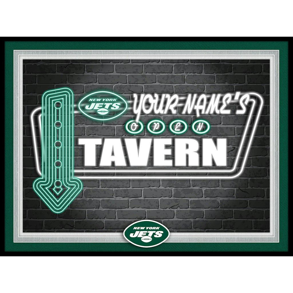 New York Jets 12" x 16" Framed Neon Tavern Print: $59.99 New York Jets 12" x 16" Framed Neon Tavern Print: $59.99