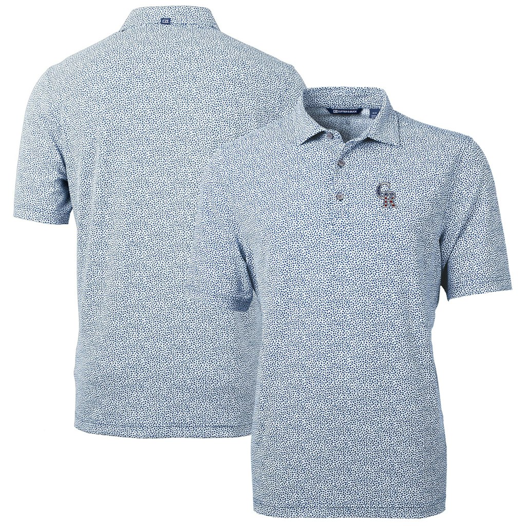 Cutter & Buck Colorado Rockies Americana Logo Eco-Pique Polo: $79.99 Cutter & Buck Colorado Rockies Americana Logo Eco-Pique Polo: $79.99
