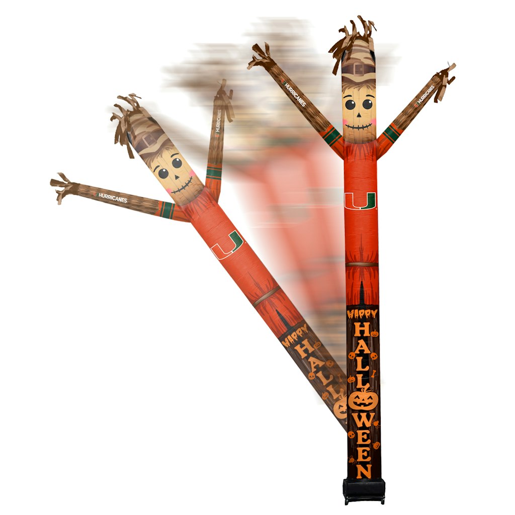 Miami Hurricanes Halloween Scarecrow Inflatable: $129.99 Miami Hurricanes Halloween Scarecrow Inflatable: $129.99