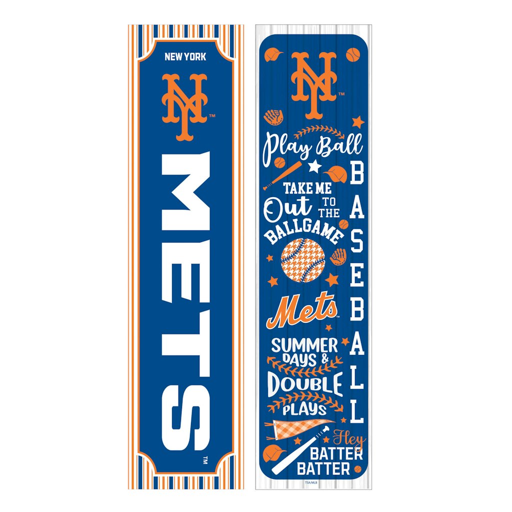 New York Mets 47-Inch Double-Sided Porch Sign: $81.99 New York Mets 47-Inch Double-Sided Porch Sign: $81.99