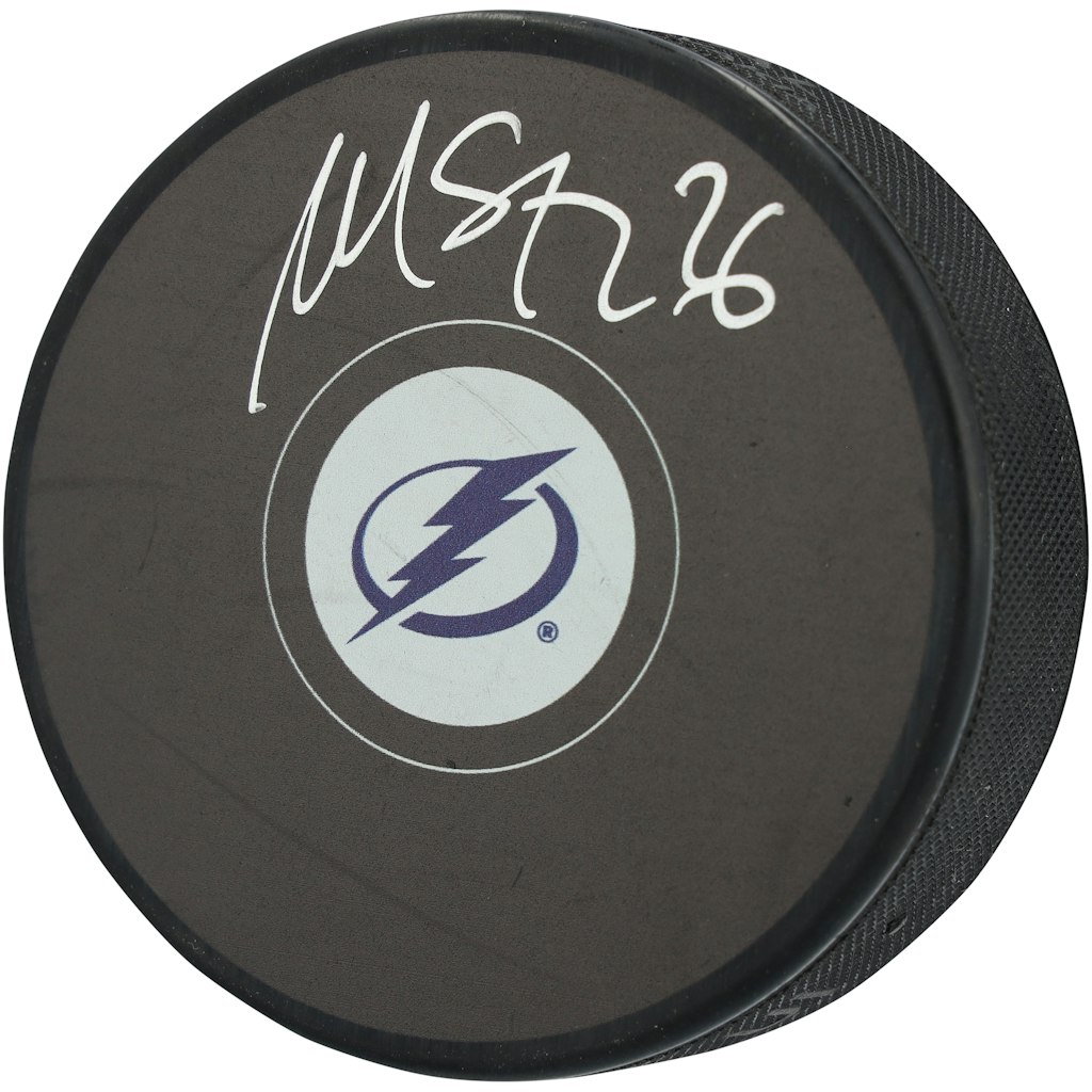 Martin St. Louis Tampa Bay Lightning Autographed Hockey Puck: $59.99