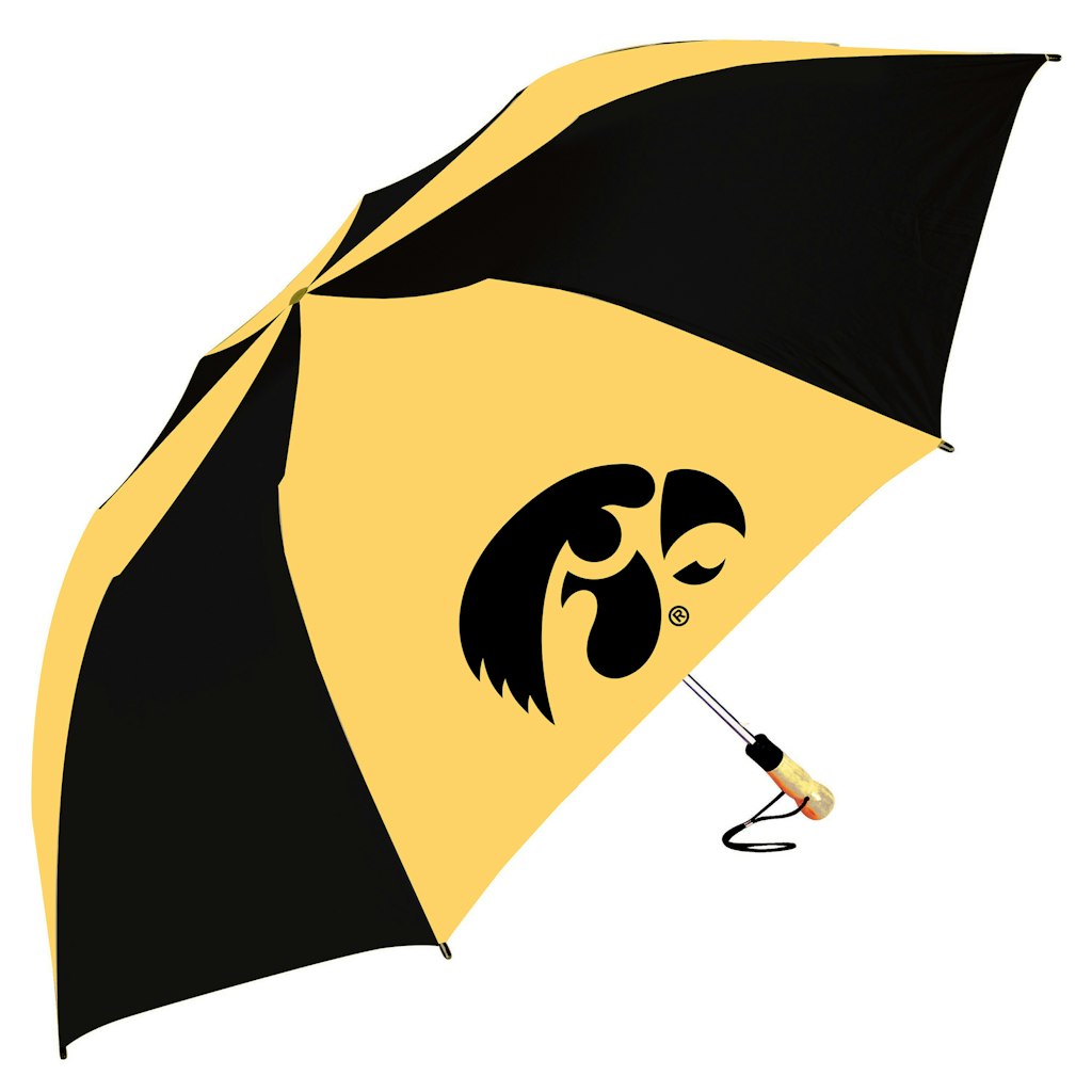 Iowa Hawkeyes 58-Inch Oversized Folding Umbrella: $44.99 Iowa Hawkeyes 58-Inch Oversized Folding Umbrella: $44.99