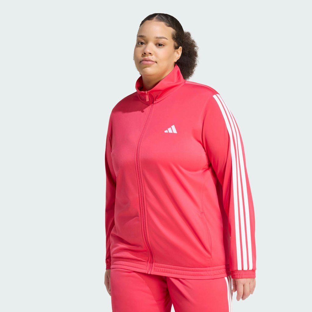 Adidas Tricot 3-Stripes Plus Size Track Jacket: $55