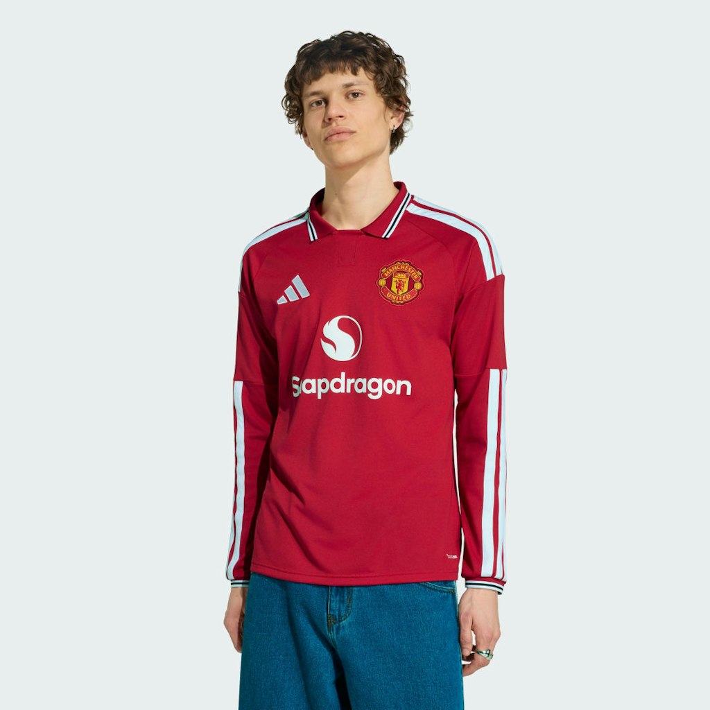 Manchester United 26/27 Home Long Sleeve Jersey: $110 Manchester United 26/27 Home Long Sleeve Jersey: $110
