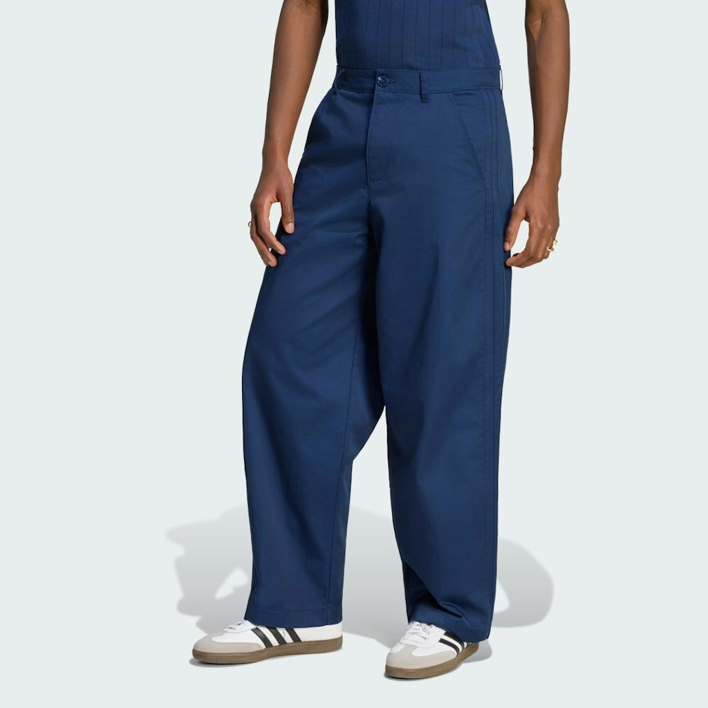 3 Stripes Pleated Pants: $80