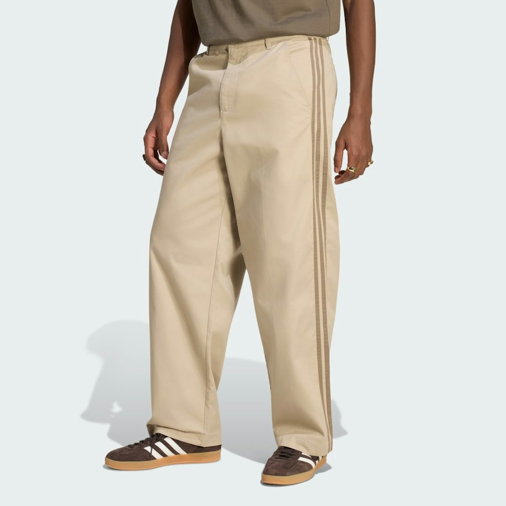 3 Stripes Pleated Pants: $80