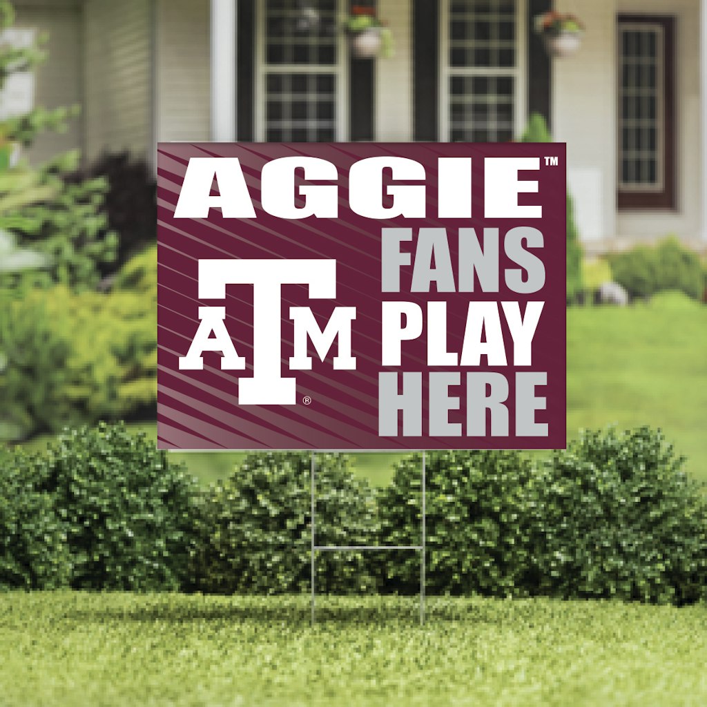 Texas A&M Aggies 18" x 24" Yard Sign: $31.99 Texas A&M Aggies 18" x 24" Yard Sign: $31.99