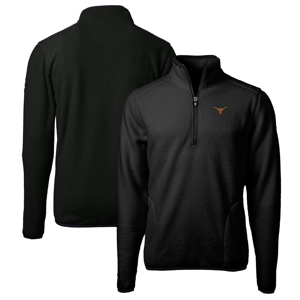 Cutter & Buck Texas Longhorns Big & Tall Cascade Eco Sherpa Fleece Quarter-Zip Jacket: $144.99 Cutter & Buck Texas Longhorns Big & Tall Cascade Eco Sherpa Fleece Quarter-Zip Jacket: $144.99
