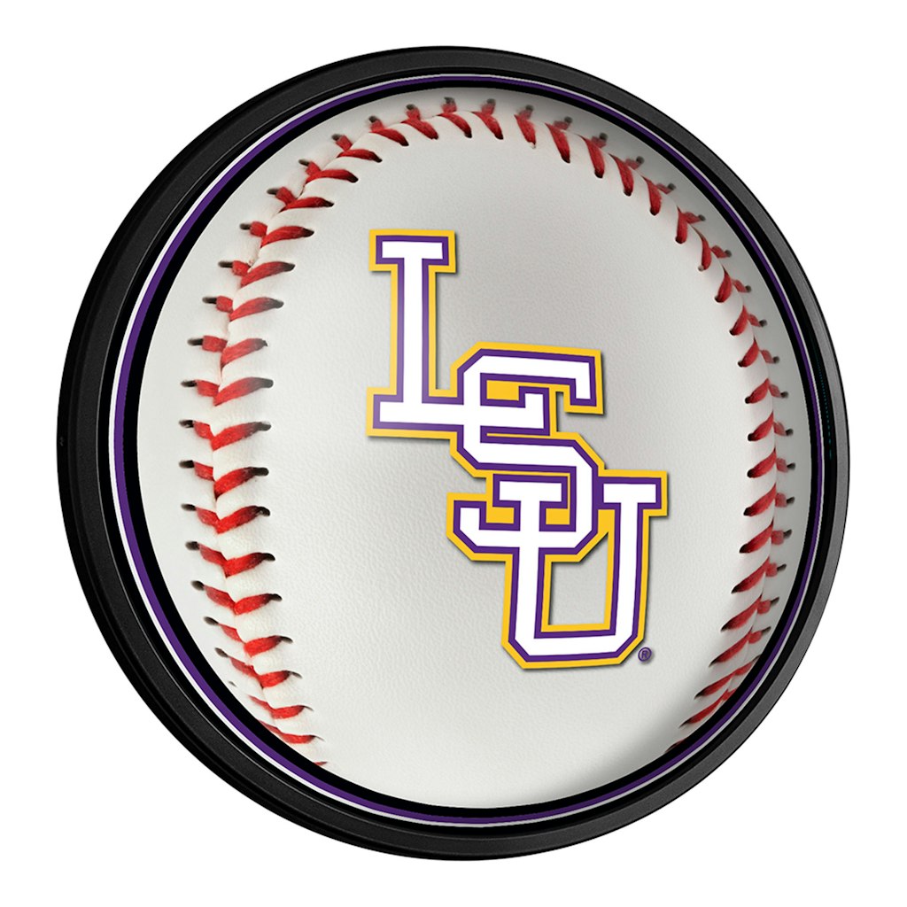 LSU Tigers Baseball 18-Inch Round Illuminated Wall Sign: $124.99 LSU Tigers Baseball 18-Inch Round Illuminated Wall Sign: $124.99
