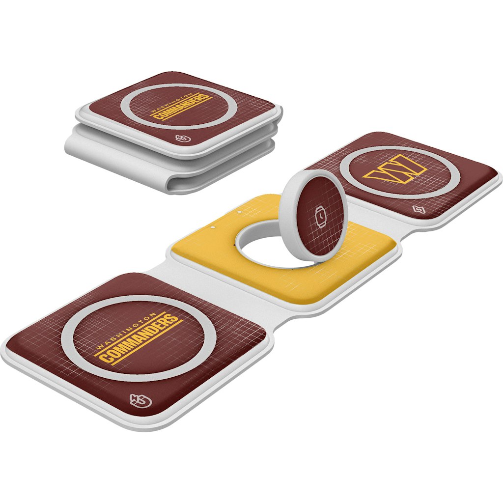 Keyscaper Washington Commanders 3-in-1 Foldable Charger: $69.99 Keyscaper Washington Commanders 3-in-1 Foldable Charger: $69.99