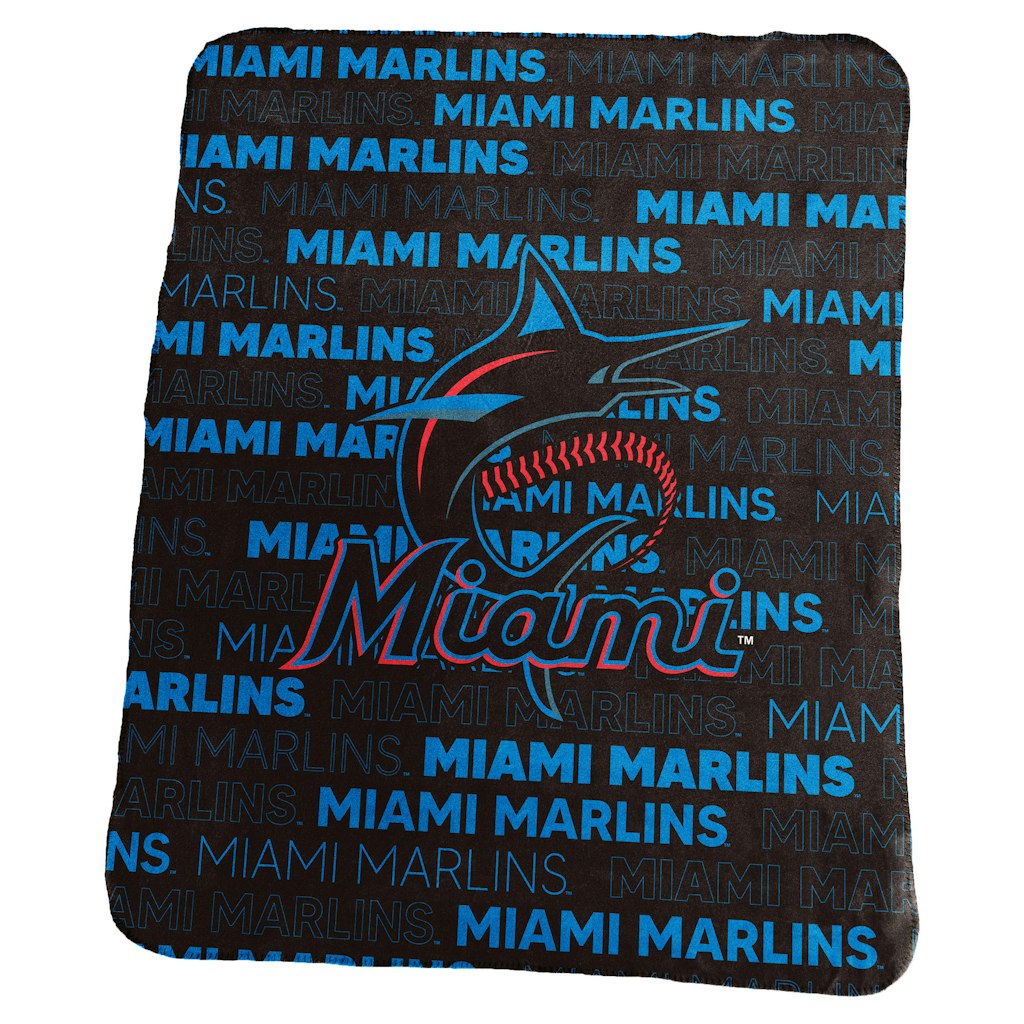 Miami Marlins 50" x 60" Fleece Throw Blanket: $24.99 Miami Marlins 50" x 60" Fleece Throw Blanket: $24.99