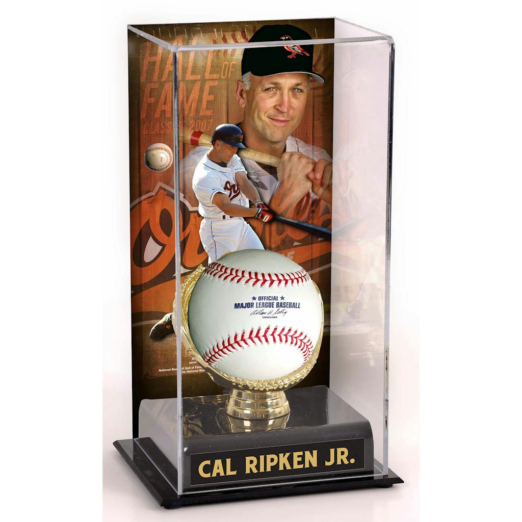 Cal Ripken Jr. Baltimore Orioles Hall of Fame Sublimated Display Case: $59.99 Cal Ripken Jr. Baltimore Orioles Hall of Fame Sublimated Display Case: $59.99