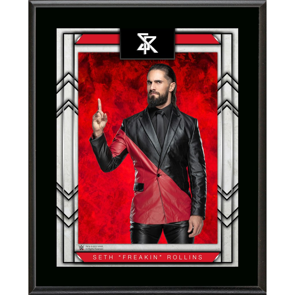 Seth Rollins 10.5" x 13" Sublimated Plaque: $29.99 Seth Rollins 10.5" x 13" Sublimated Plaque: $29.99