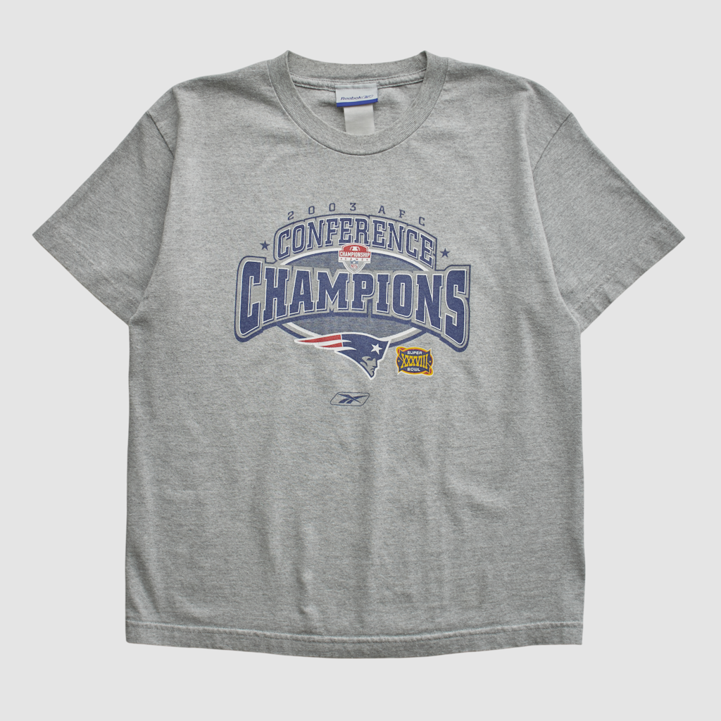 New England Patriots 2003 Reebok T-Shirt: $44.99 New England Patriots 2003 Reebok T-Shirt: $44.99